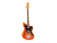 Vintage REVO Series 'Surfmaster' Thinline Twin Electric Guitar Trans Orange Vintage REVO Series 'Surfmaster' Thinline Twin Electric Guitar Trans Orange